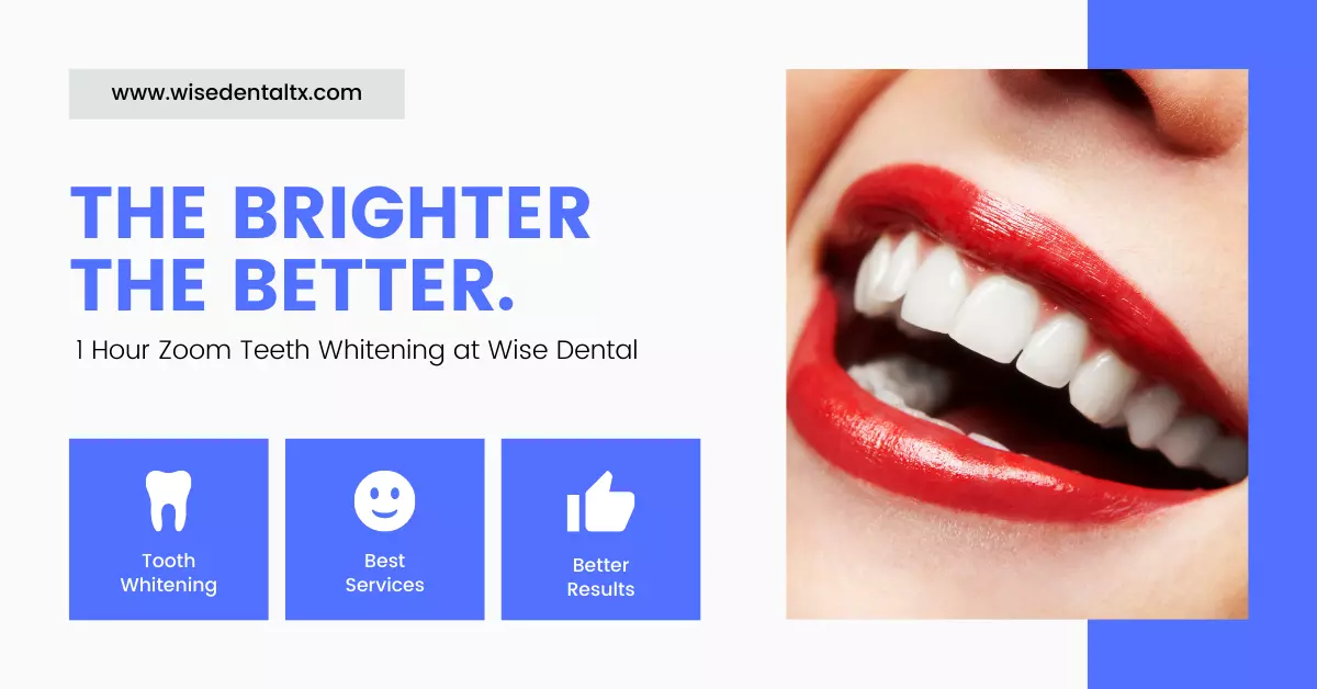 1 Hour Zoom Teeth Whitening at Wise Dental